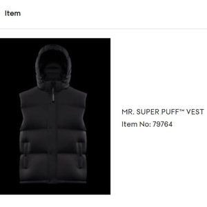ORIGINAL Mr. Super Puff Vest